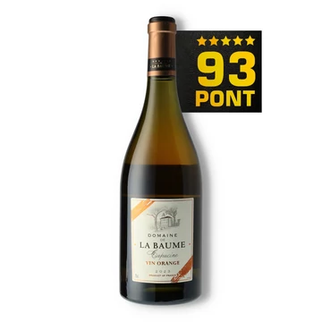 Vin Orange Cuvée Capucine 2023 - Domaine de la Baume - 93 pont ***** (Franciaország) (0,75l)