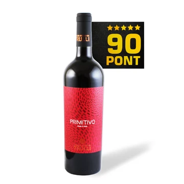 Primitivo Puglia 2024 - Trulli - 90 pont ***** (Olaszország) (0,75l)