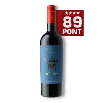 Electric Bee Primitivo 2023 - Consorzio Manduria - 89 pont **** (Olaszország) (0,75l)