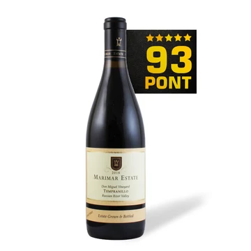 Tempranillo 2018 - Marimar Estate - 93 pont ***** (USA) (0,75l)