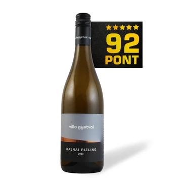 Rajnai Rizling 2023 - Villa Gyetvai - 92 pont ***** (0,75l)