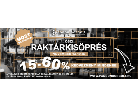 Ma éjféltől indul a Nagy Őszi Raktárkisöprő akciónk!