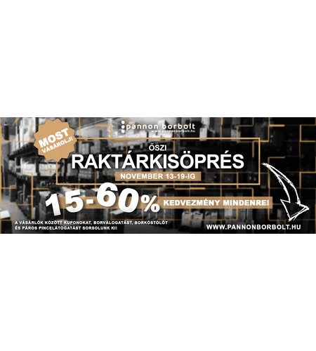 Még egy nap, s holnap éjféltől indul a Nagy Őszi Raktárkisöprő akció!