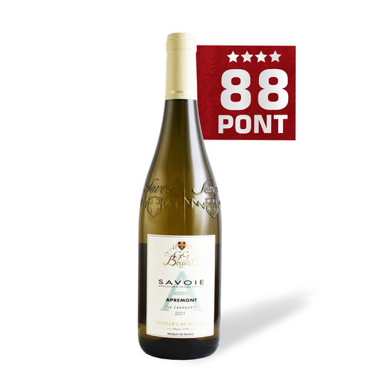 Apremont Cuvée Le Carnozet 2021 - Domaine G&amp;G Bouvet - 88 pont **** (Franciaország) (0,75l)