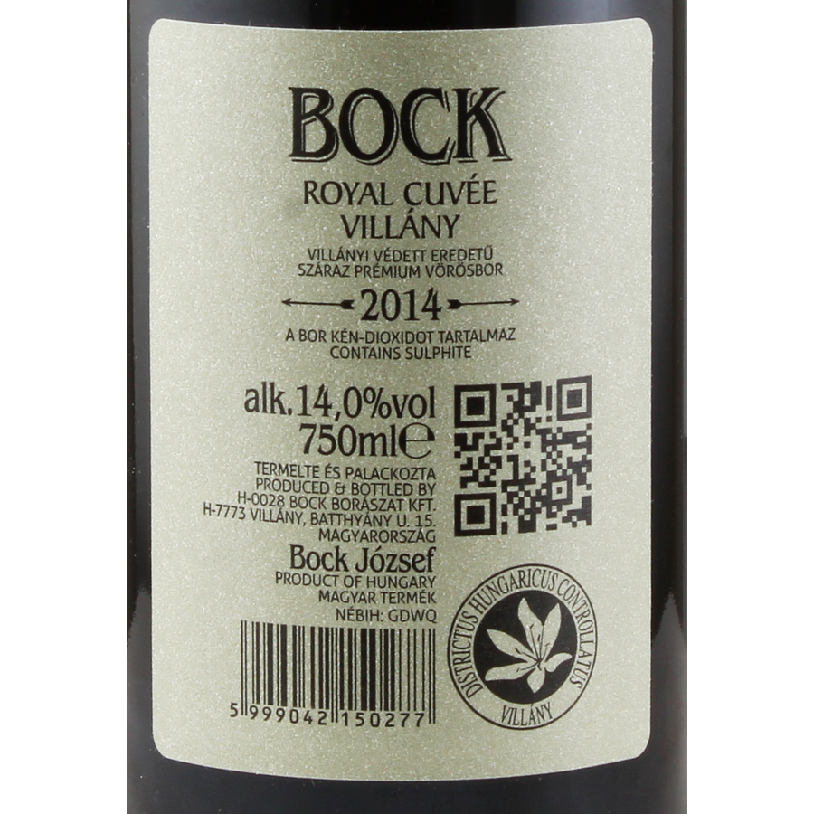 Bock - Royal Cuvée 2014 - Pannon Borbolt