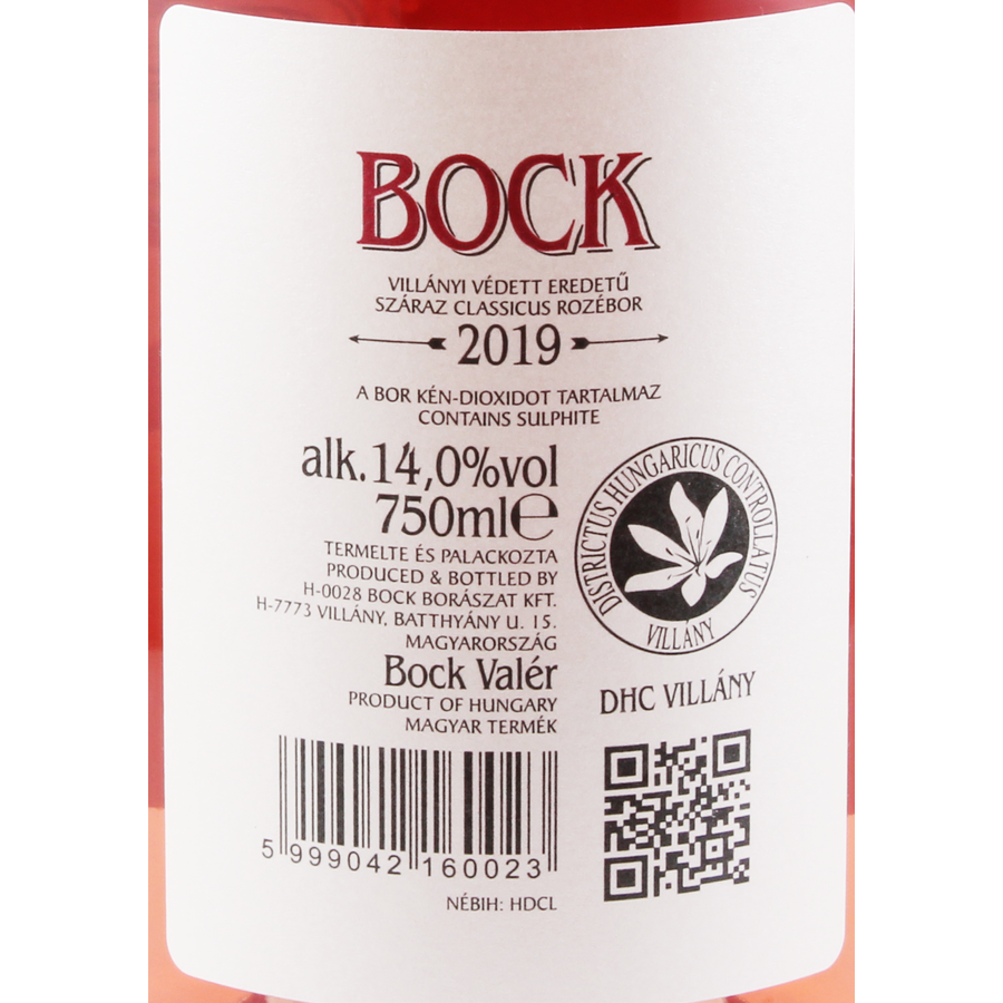 Bock Pincészet - Bock 'n' roll Rozé Cuvée 2019 - Pannon Borbolt
